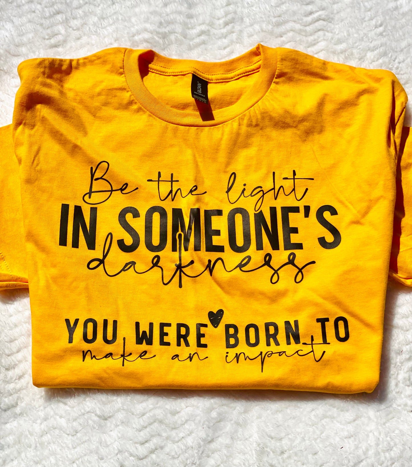 Be the Light in Someone’s Darkness T-Shirt – Inspirational Unisex Tee
