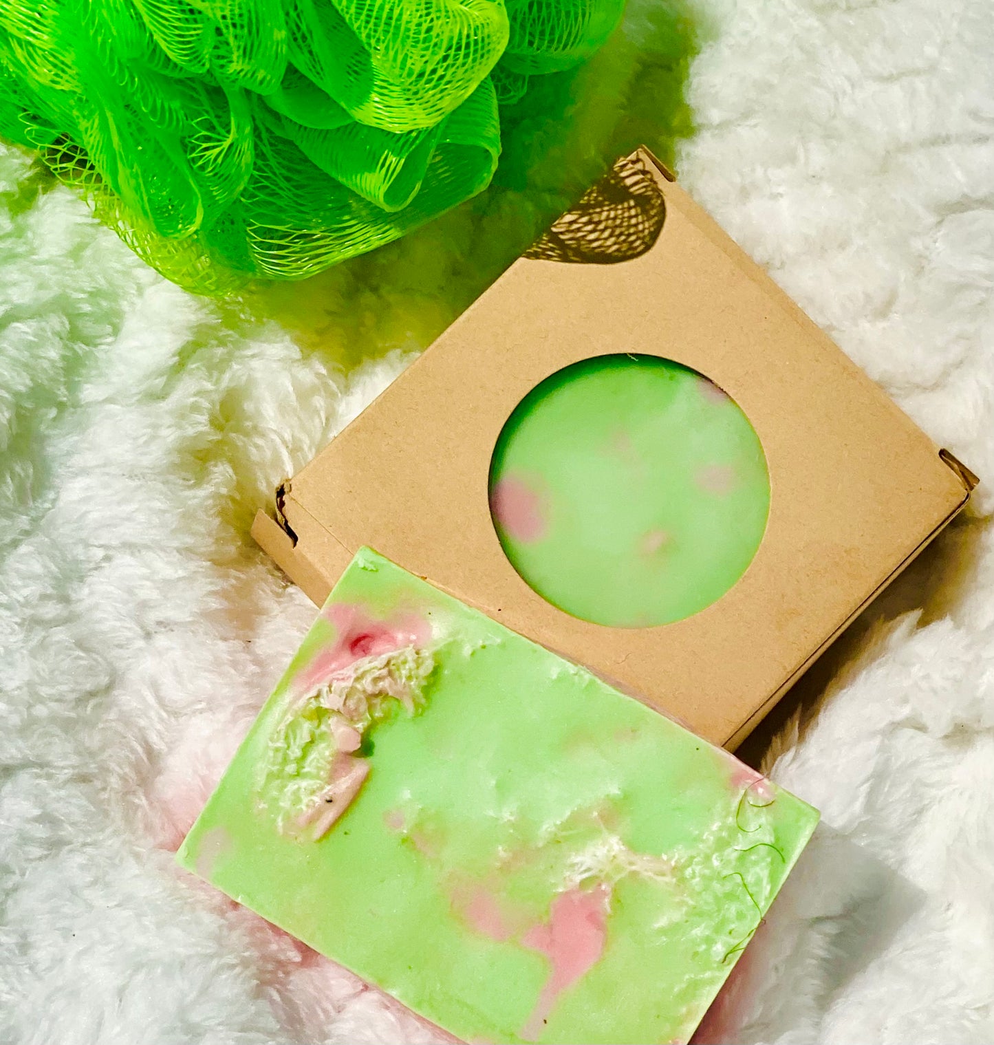Cucumber Melon Handmade Soap-Goat Milk & Shea Butter Infused/Nourishing & Refreshing