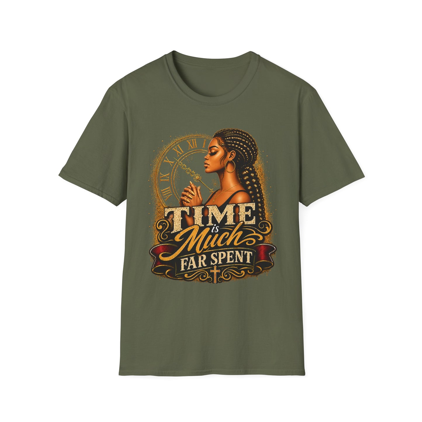 Time Is Much Far Spent™ | Vintage Faith Streetwear Graphic Tee