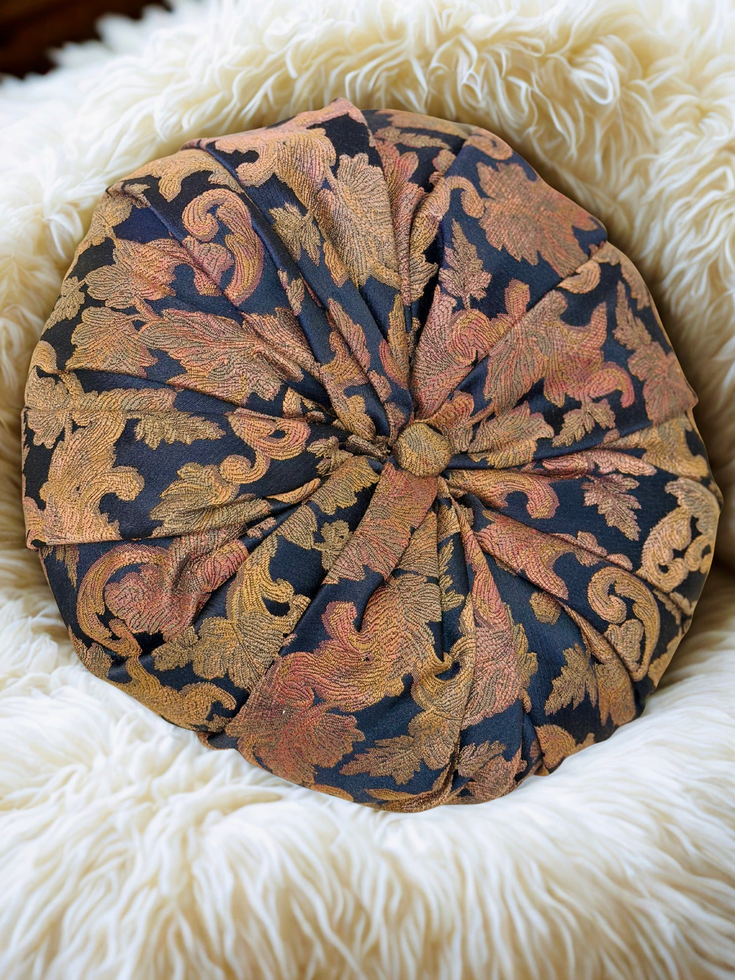 Handmade Luxury Tufted Throw Pillow – 18”