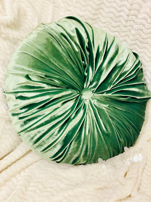 Custom Round Tufted Throw Pillow