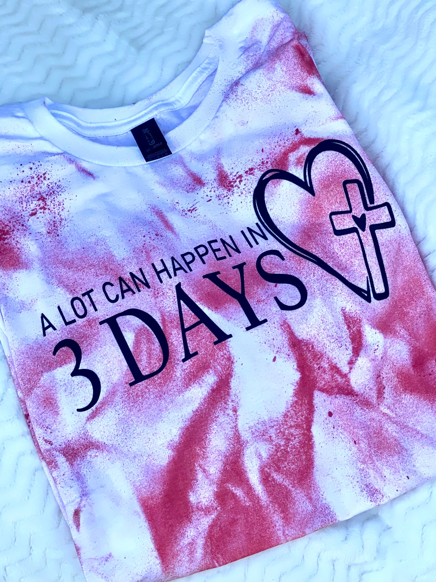 "A Lot Can Happen in 3 Days" Resurrection T-Shirt – Christian Easter Faith Tee