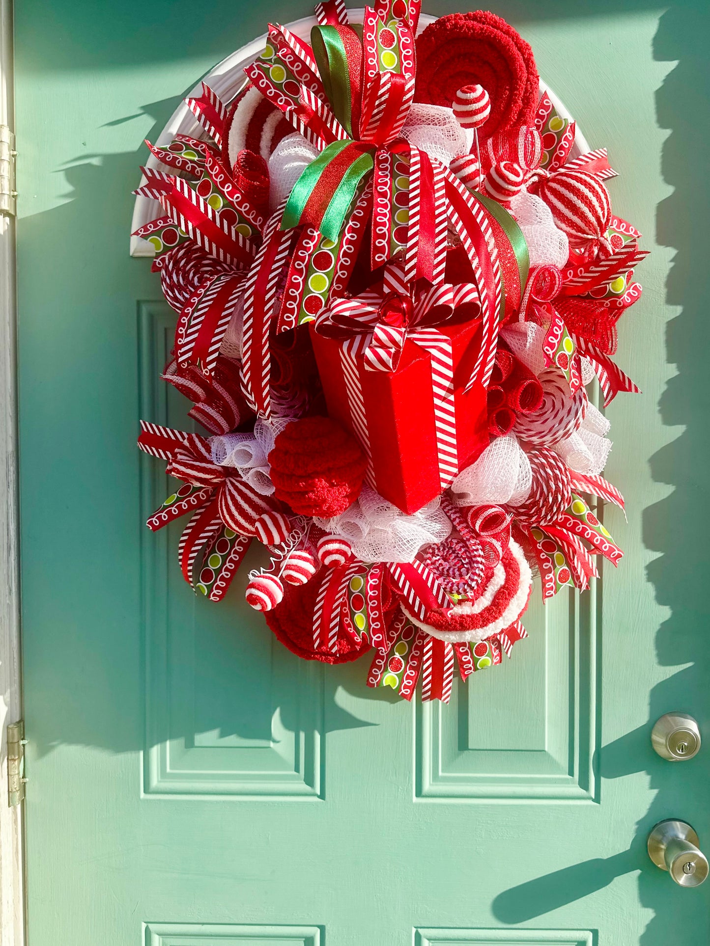 Candy Cane Lane Christmas Wreath 🍭🎄