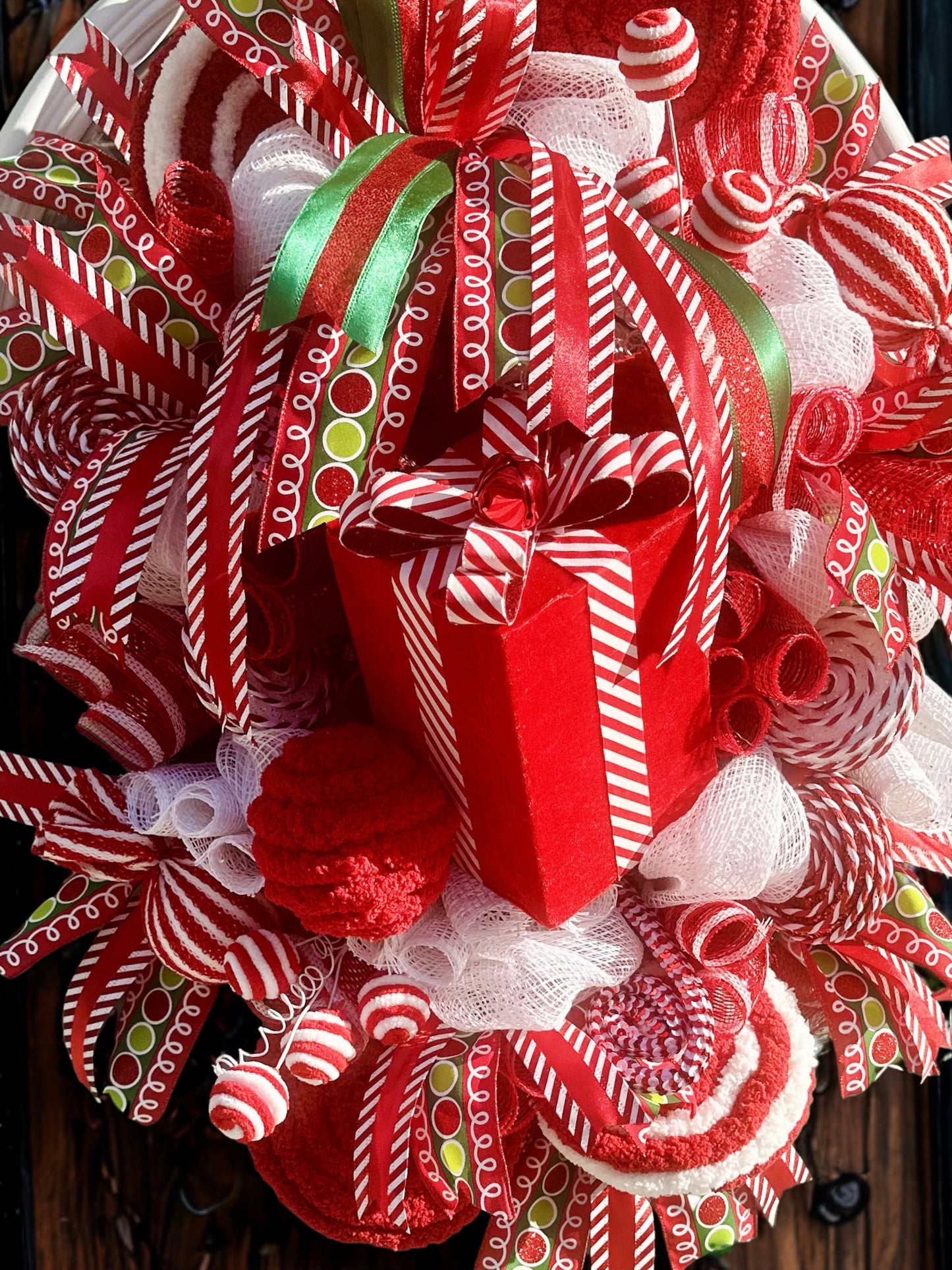 Candy Cane Lane Christmas Wreath 🍭🎄