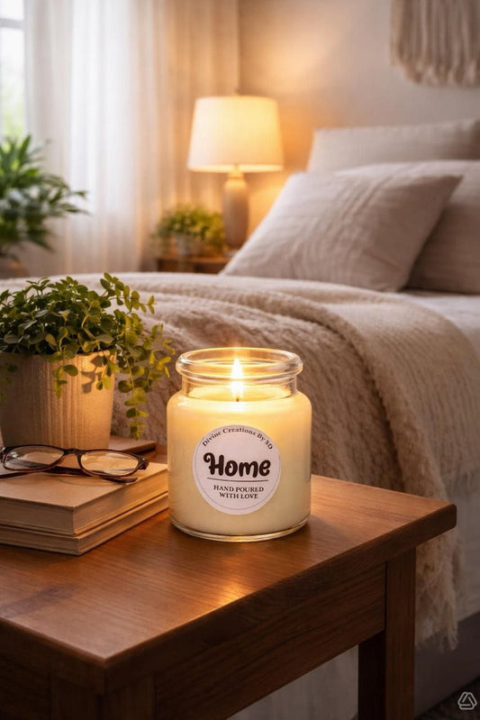 Home – Linen Scented Soy Candle
