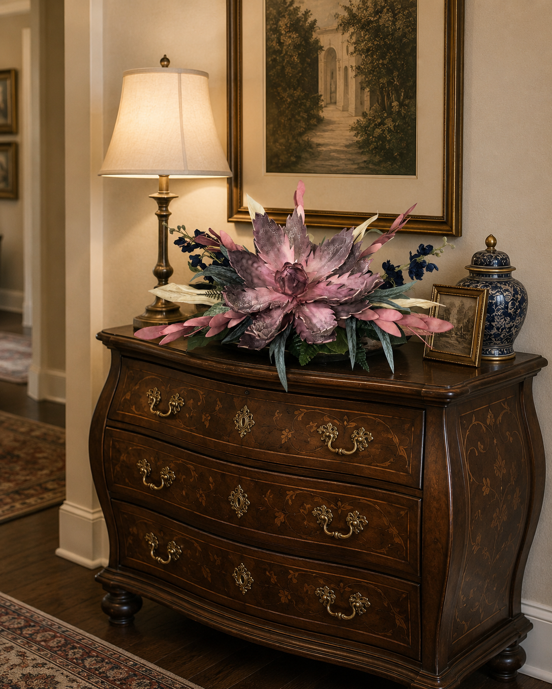 Blush Luxury Floral Centerpiece|Arrangement