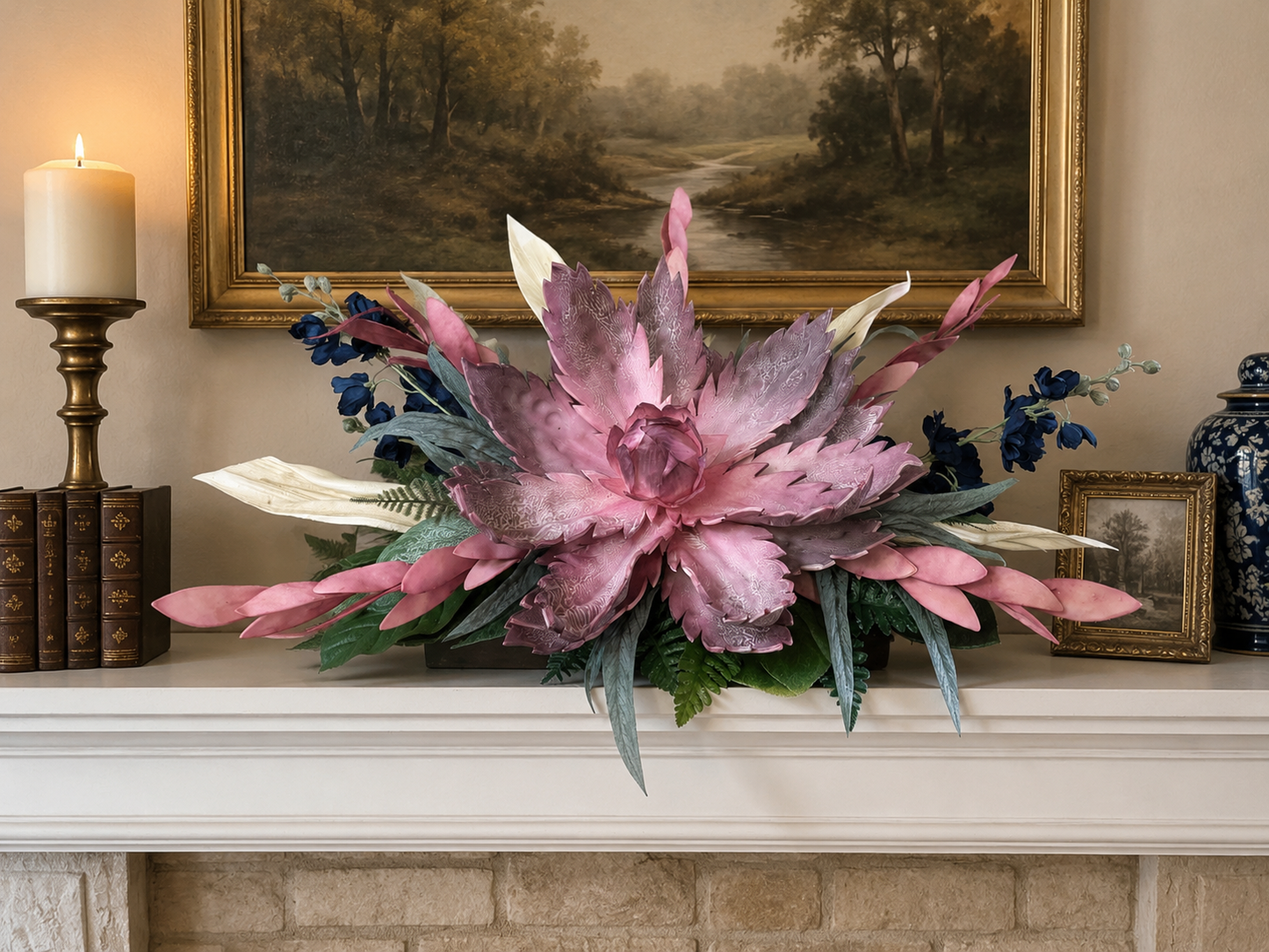 Blush Luxury Floral Centerpiece|Arrangement