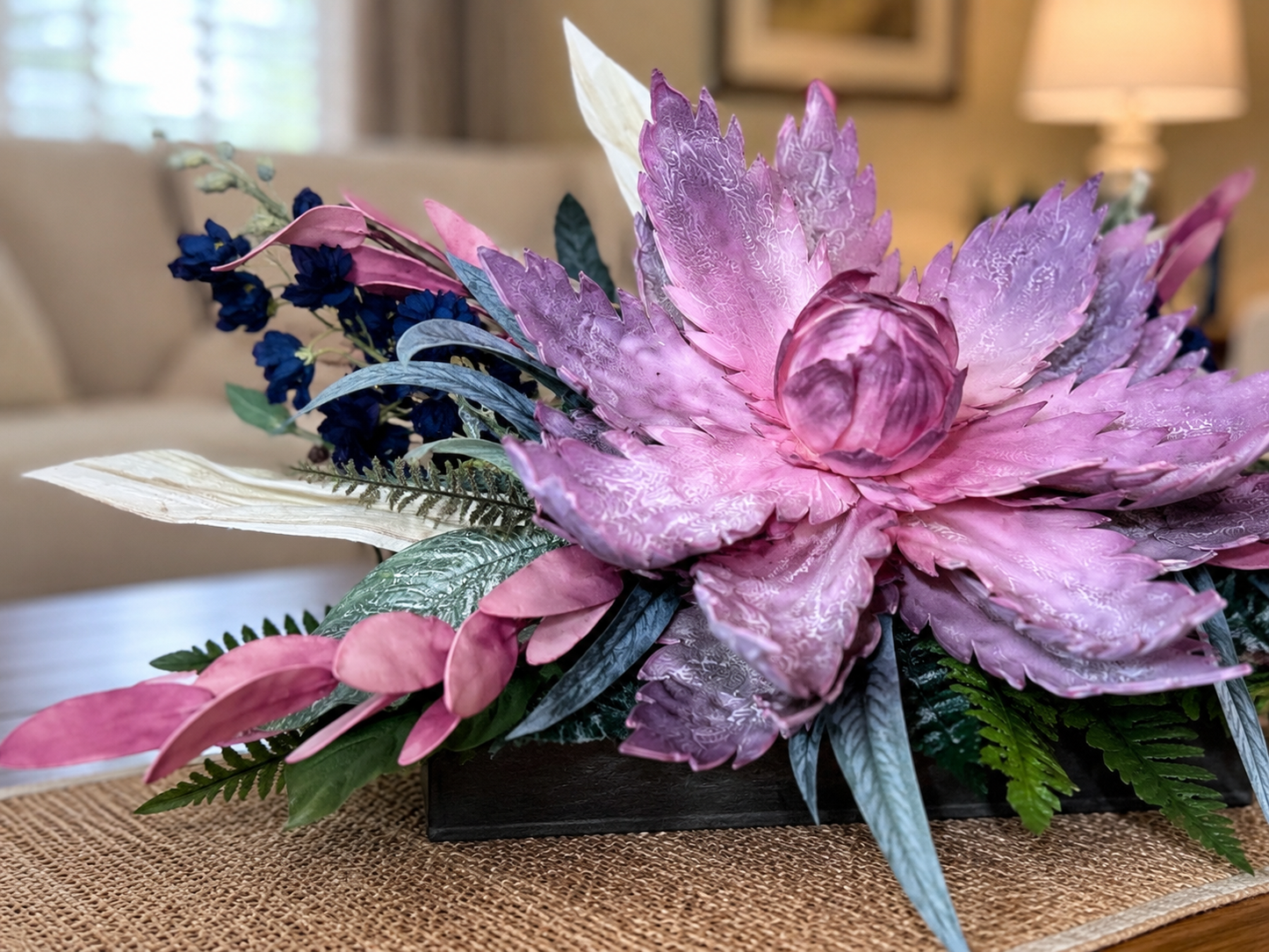 Blush Luxury Floral Centerpiece|Arrangement