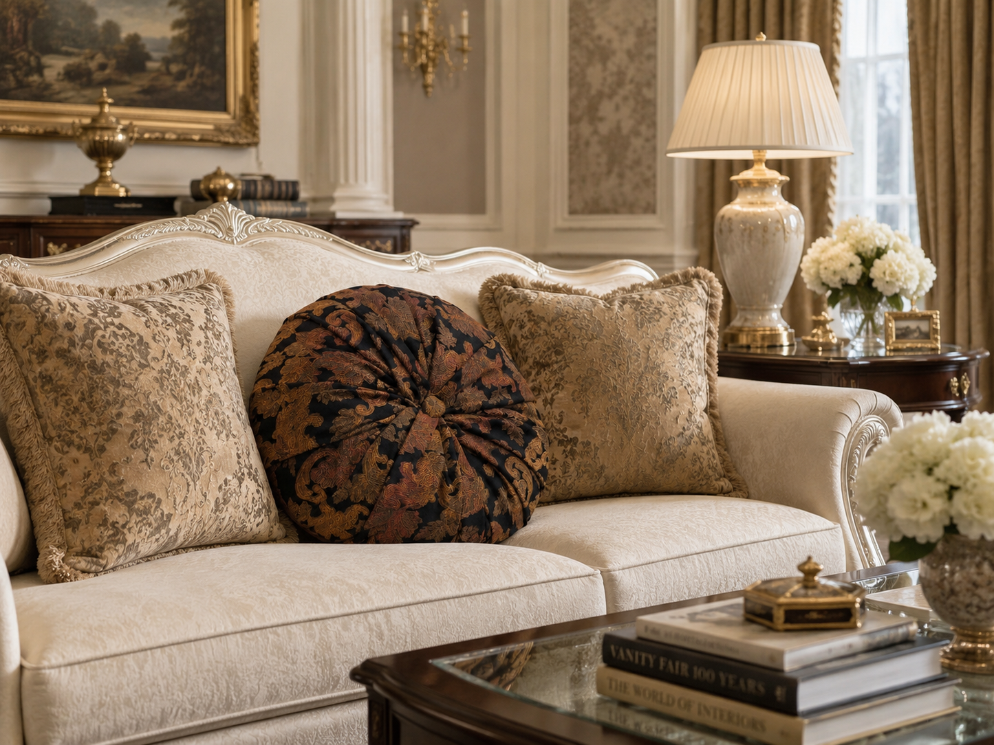 18" Handmade Luxury Tufted Throw Pillow