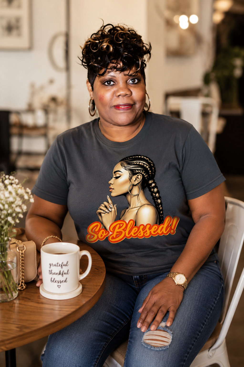 So Blessed™ Women's Graphic T-Shirt | Faith-Inspired Boutique Tee