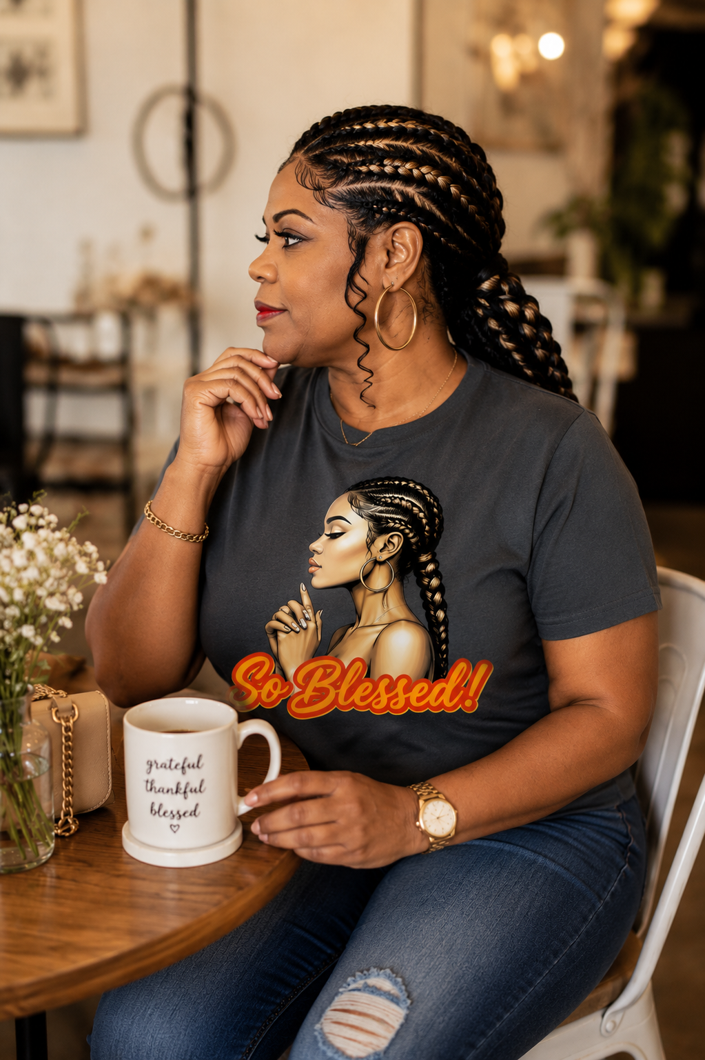 So Blessed™ Women's Graphic T-Shirt | Faith-Inspired Boutique Tee