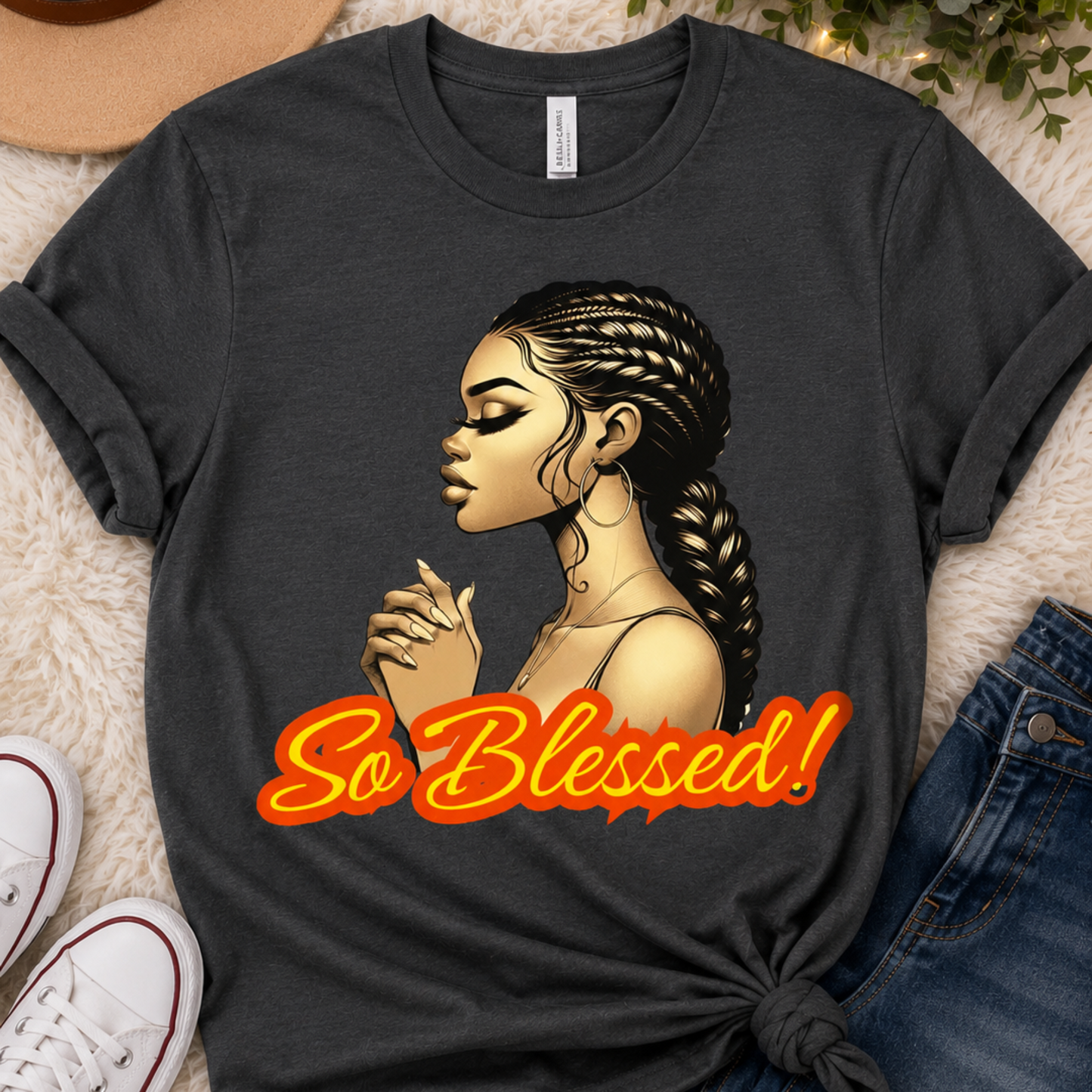 So Blessed™ Women's Graphic T-Shirt | Faith-Inspired Boutique Tee