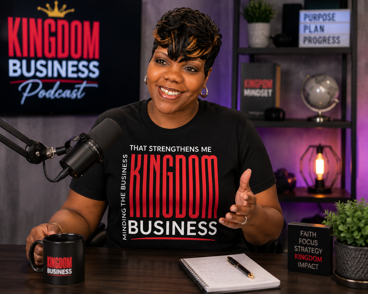 Kingdom Business T-Shirt That Strengthens Me — Minding the Kingdom Business