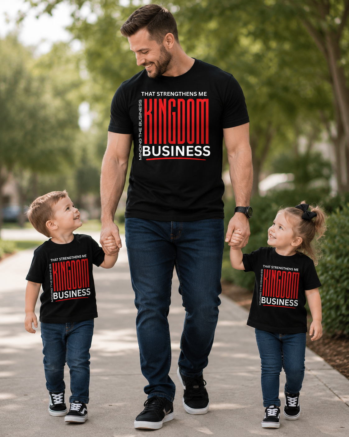 Kingdom Business T-Shirt That Strengthens Me — Minding the Kingdom Business