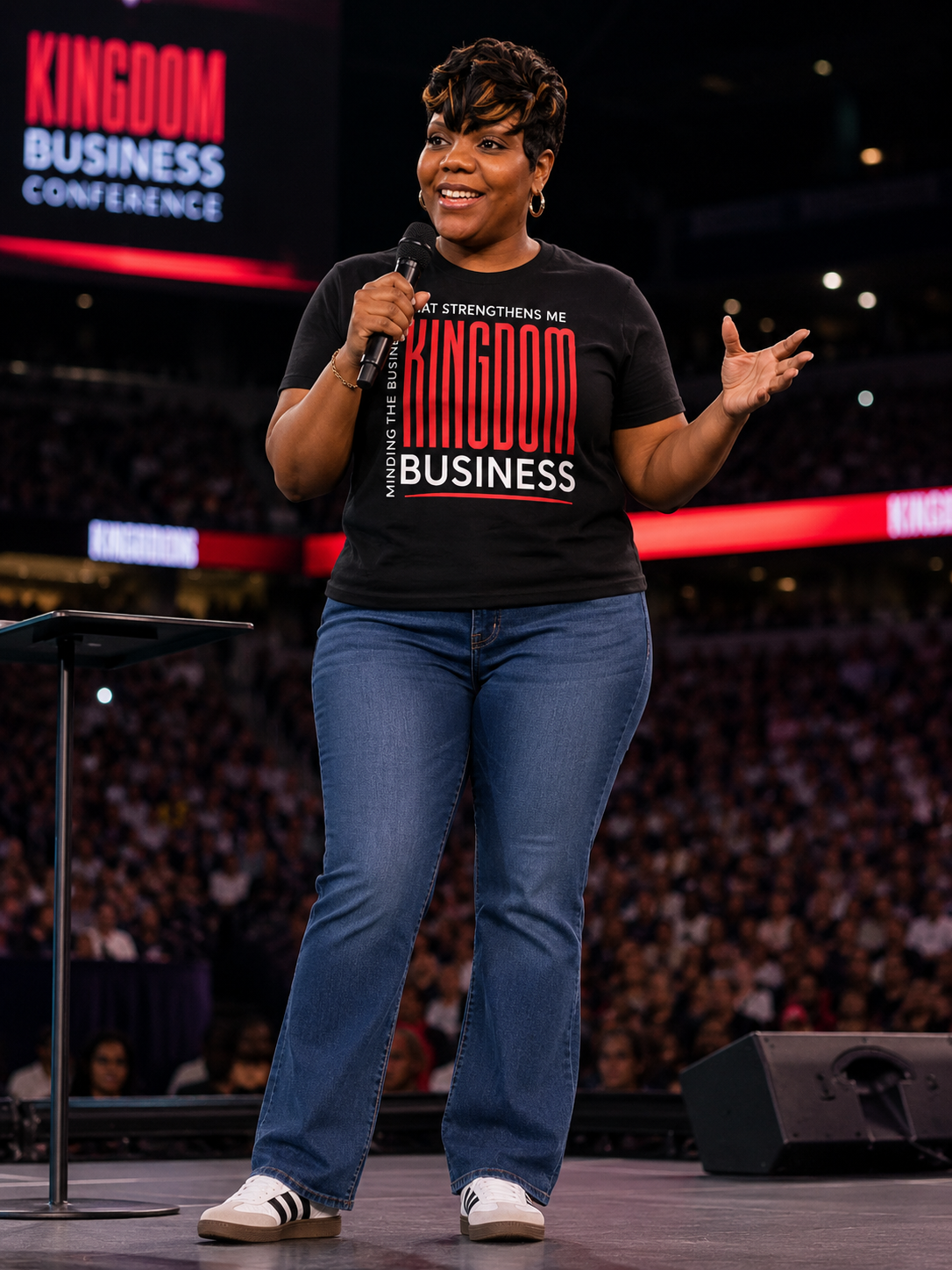 Kingdom Business T-Shirt That Strengthens Me — Minding the Kingdom Business