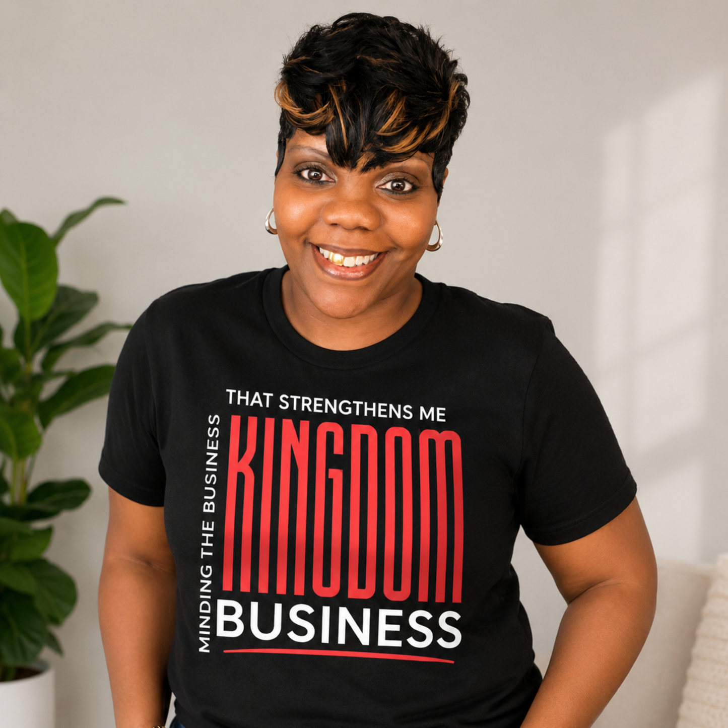 Kingdom Business T-Shirt That Strengthens Me — Minding the Kingdom Business