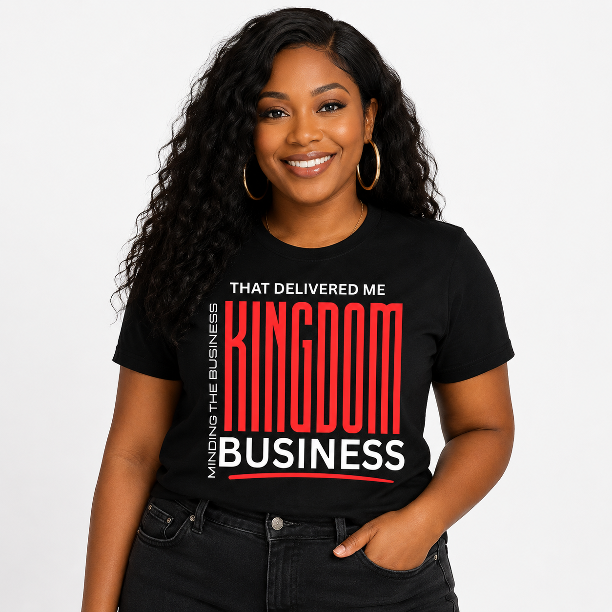 That Delivered Me Kingdom Business™ Unisex Christian Graphic T-Shirt | Faith-Based Entrepreneur Shirt | Kingdom Business Apparel