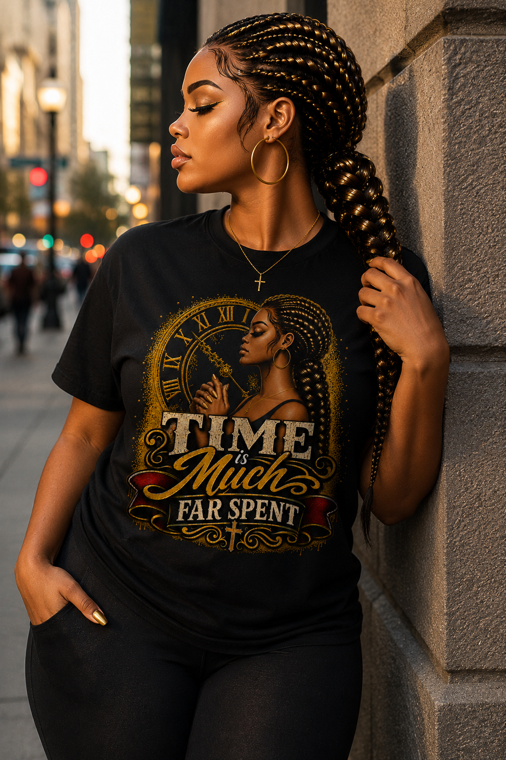 Time Is Much Far Spent™ | Vintage Faith Streetwear Graphic Tee