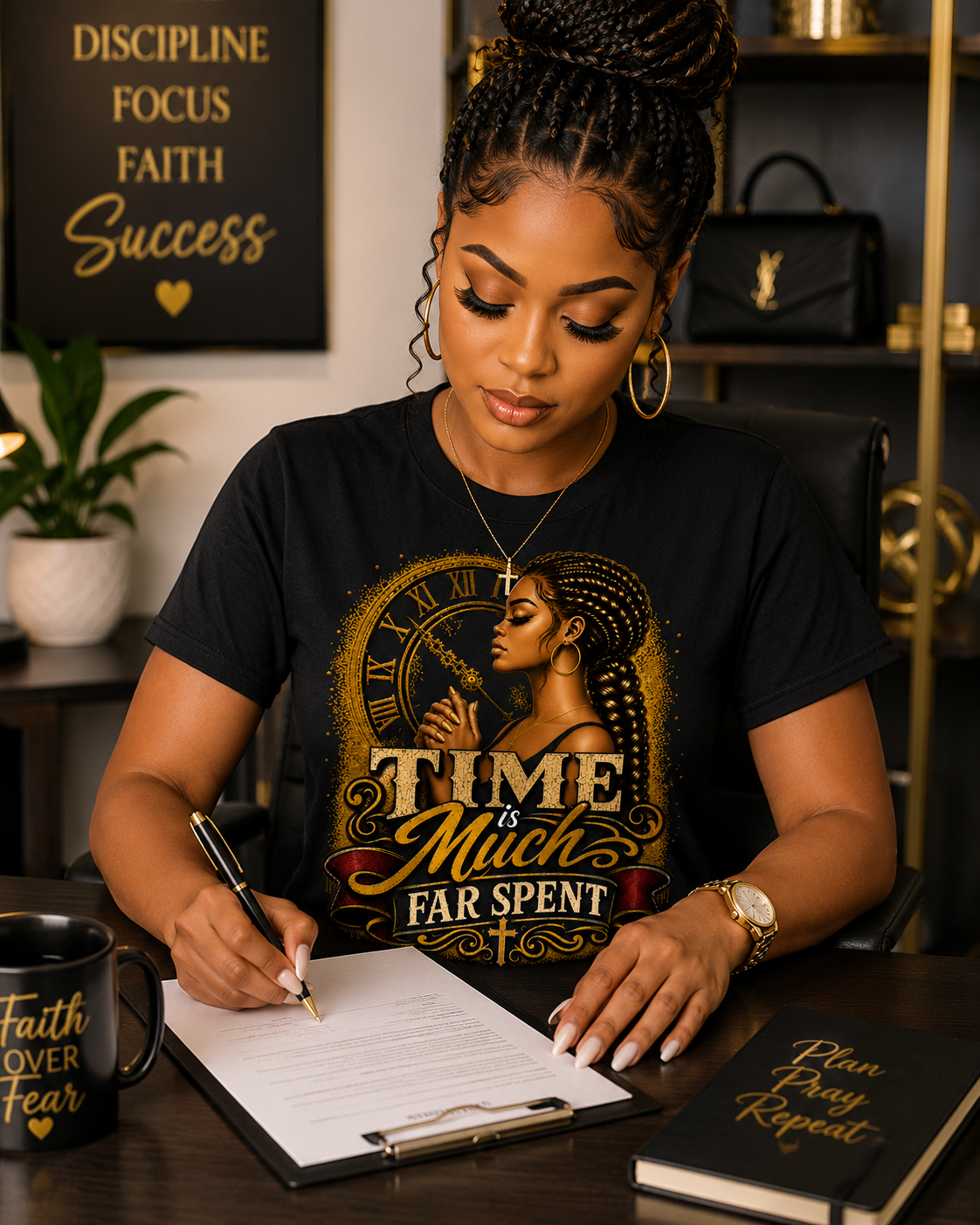 Time Is Much Far Spent™ | Vintage Faith Streetwear Graphic Tee