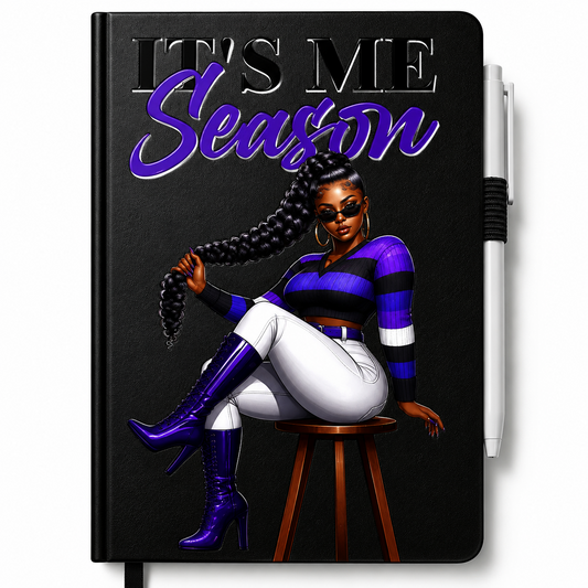 “It’s My Season” Journal & Luxury Beaded Pen Set – Empowerment Gift for Women