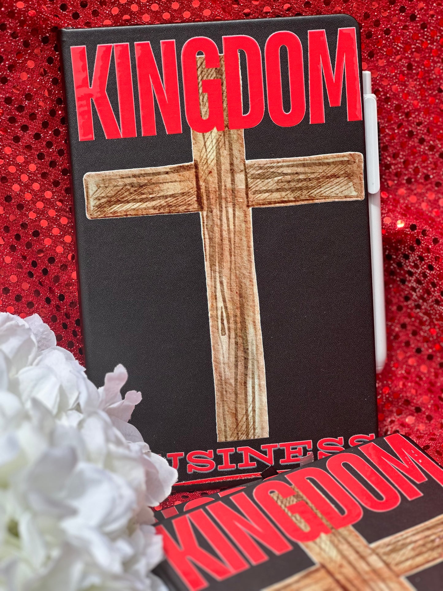 Faith Planner Journal – 128-Page Lined Notebook – Kingdom Business Theme